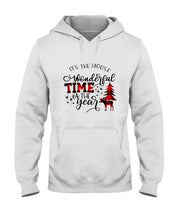 Load image into Gallery viewer, Funny Moose Wonderful Time Christmas Gift For Family Hoodie