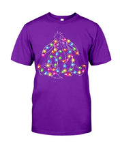 Load image into Gallery viewer, Sad Donkey Color Light Christmas Gift T-Shirt Guys Tee