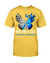 Load image into Gallery viewer, Hope For Cure Diabetes Awareness Guys Tee