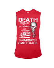 Load image into Gallery viewer, Death Smiles At Every Marines Smile Back Unisex Long Sleeve