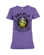 Load image into Gallery viewer, Shayla The Sould Of A Mermaid Horoscope T-Shirt Ladies Tee