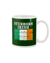 Load image into Gallery viewer, Stubborn Irish Flag Love Ireland Custom T-Shirt Mug