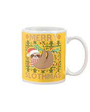 Load image into Gallery viewer, Merry Slothmas Christmas Gift For Kids Family Gift T-Shirt Mug