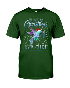 All I Want For Christmas Is A Cure Stop Diabetes Guys Tee