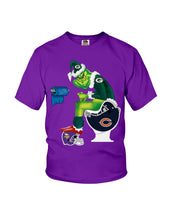 Load image into Gallery viewer, Grinch Green Bay Packers Funny Tee Youth Tee