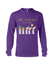 Load image into Gallery viewer, St Lucia Child Of Light God Jesus Christmas Gift Unisex Long Sleeve