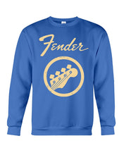 Load image into Gallery viewer, Guitar Lovers Fender Black T-Shirt Sweatshirt