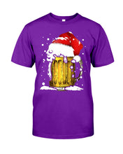 Load image into Gallery viewer, Beer Lover Christmas Classic T-Shirt Guys Tee