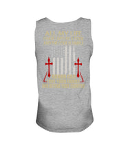 Load image into Gallery viewer, Lived By A Code Back Side T-Shirt Unisex Tank Top
