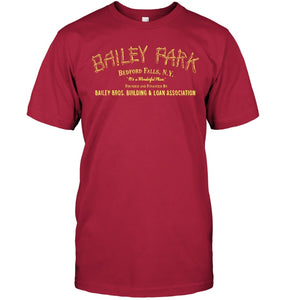 Bailey Park Bedfork Falls Ny Quote Name T-Shirt Guys Tee