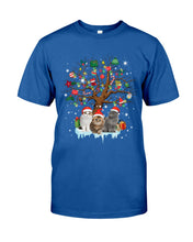 Load image into Gallery viewer, Christmas Tree Cat Lovers Cute Funny T-Shirt Guys Tee
