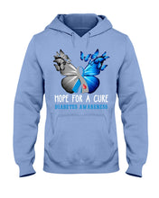 Load image into Gallery viewer, Hope For Cure Diabetes Awareness Hoodie