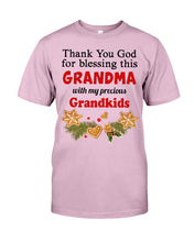 Load image into Gallery viewer, Blessing My Grandma Christmas Gift For Family Guys Tee