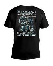 Load image into Gallery viewer, Throne March Guy Special Space Horoscope T-Shirt Guys V-Neck