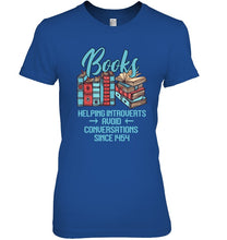 Load image into Gallery viewer, Gift For Book Lovers Funny Quote T-Shirt Ladies Tee