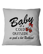 Load image into Gallery viewer, Redhead Morning Person December 25Th Christmas Gift Pillow Cover