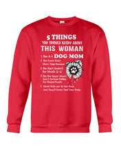 Load image into Gallery viewer, Dog Mom Gift For Dog Lovers Black Quote T-Shirt Sweatshirt