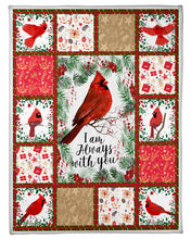 Load image into Gallery viewer, I Am Always With You Gift Blanket Fleece Blanket