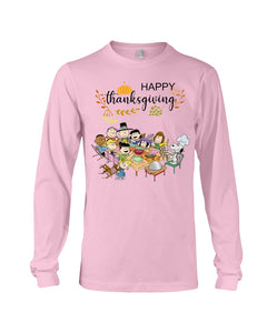 Snoopy Happy Thanksgiving T-Shirt Unisex Long Sleeve