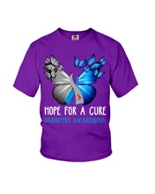 Load image into Gallery viewer, Hope For Cure Diabetes Awareness Youth Tee