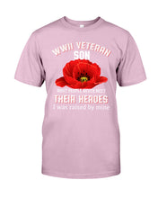 Load image into Gallery viewer, Wwii Veteran Son Gift For Veterab Mom Guys Tee