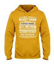 Load image into Gallery viewer, Lucky Man Have Sexy Girlfriend Gift For Couple Tee Hoodie