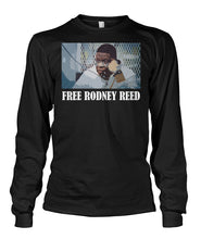 Load image into Gallery viewer, Free Rodney Reed Raise Your Voice 3 Unisex Long Sleeve