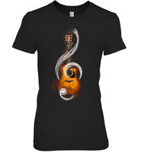 Load image into Gallery viewer, Guitar Note Ladies Tee