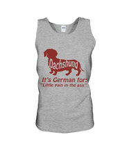 Load image into Gallery viewer, Dachshund German Shirt For Dachshunds Dog Lovers Unisex Tank Top