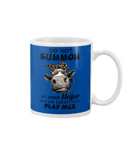 Load image into Gallery viewer, My Inner Heifer Doesn&#39;t Play Nice Funny Quote T-Shirt Mug