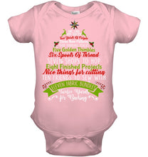 Load image into Gallery viewer, Christmas Tree Eleven Fabric Bundles T-Shirt Baby Onesie