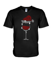 Load image into Gallery viewer, Christmas Gift For Wine Lovers Custom T-Shirt Guys V-Neck