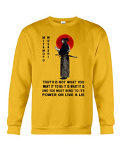 Load image into Gallery viewer, Miyamoto Musashi - Truth Is Not What You Want It To Be Sweatshirt