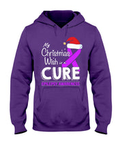 Load image into Gallery viewer, Epilepsy Awareness - My Christmas Wish Is A Cure Hoodie