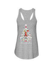 Load image into Gallery viewer, Nurse Tree Christmas Funny T-Shirt Ladies Flowy Tank