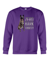 Load image into Gallery viewer, K9 Dog Hero Zero Bark Thirty Sweatshirt