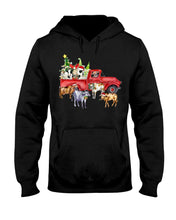 Load image into Gallery viewer, Merry Christmas In Town Cow Lovers Gift For Farmers Hoodie