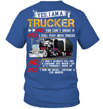 Load image into Gallery viewer, I Am A Trucker Guys V-Neck