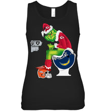 Load image into Gallery viewer, Funny Grinch Kansas Chief Christmas Gift Tee Ladies Flowy Tank