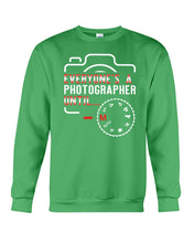 Load image into Gallery viewer, Every One Is A Photographer Black T-Shirt Sweatshirt