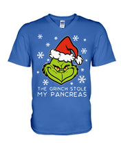 Load image into Gallery viewer, The Grinch Stole My Pancreas Guys V-Neck