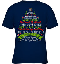 Load image into Gallery viewer, Christmas Tree Eleven Fabric Bundles T-Shirt Youth Tee