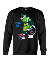 Load image into Gallery viewer, Grinch Green Bay Packers Funny Tee Sweatshirt