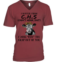 Load image into Gallery viewer, I Suffer From C.S.H Cows Lovers T-Shirt Guys V-Neck