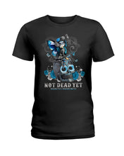 Load image into Gallery viewer, Diabetes Awareness Skull Custom Graphic Tee Ladies Tee