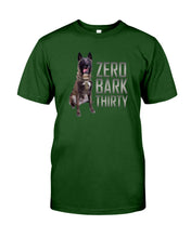 Load image into Gallery viewer, K9 Dog Hero Zero Bark Thirty Guys Tee