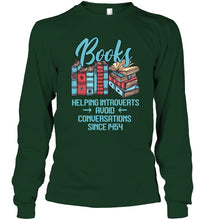 Load image into Gallery viewer, Gift For Book Lovers Funny Quote T-Shirt Unisex Long Sleeve