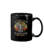 Load image into Gallery viewer, Elephant Be Kind Trending Quote Vintage T-Shirt Mug