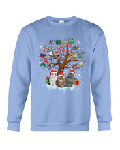 Load image into Gallery viewer, Christmas Tree Cat Lovers Cute Funny T-Shirt Sweatshirt