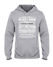 Load image into Gallery viewer, Lucky Man Have Sexy Girlfriend Gift For Couple Tee Hoodie